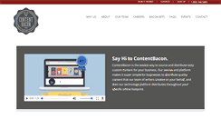 Desktop Screenshot of contentbacon.com