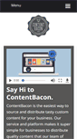 Mobile Screenshot of contentbacon.com